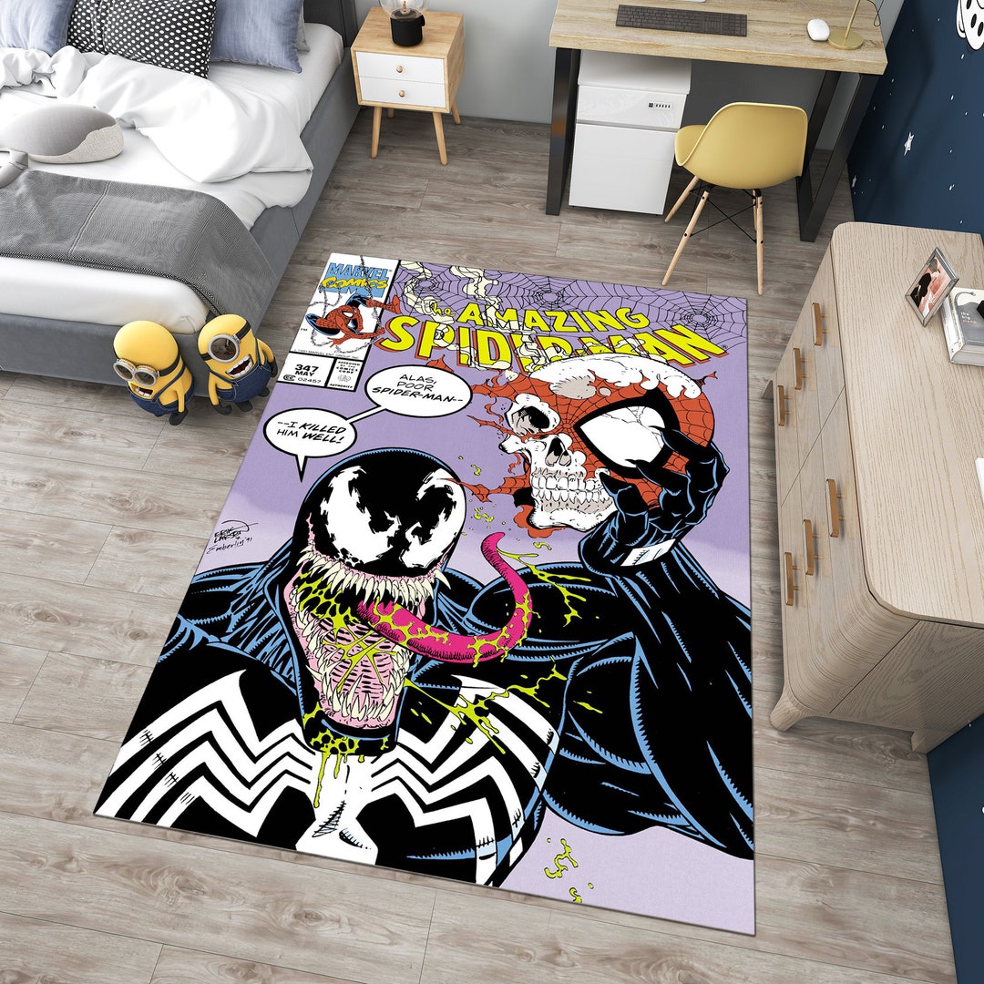Venom Rug,spiderman Rug,themed Rug,fantastic Rug,area Rug,kids Rug ...