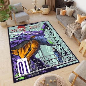 Tapete com estampa de anime japonês e arte mangá, decoração moderna para casa.