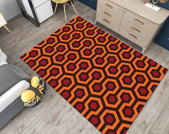 The Shining Rug, Overlook Hotel Rug, iconik Horror movie Decor, Custom Area Rug