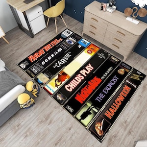Horror-Film-Teppich, Horror-Teppich, Angst-Teppich, Beliebter Teppich, Coole Teppiche, Fantastischer Teppich, Horror-Dekor, Gothic Teppich, Einzigartiger Teppich, Geschenk für sie
