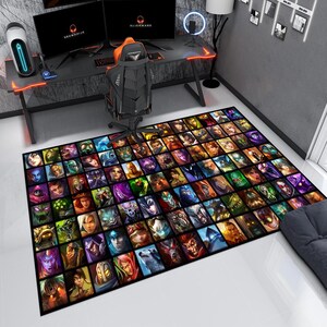 Popular Game Rug, Fantastic Rug,Game Characters Rug, Game Decor, Gaming Rug,Gamer Rug,Colorful Rug,Custom Rug,Game Rug,Area Rug,Gaming Gifts