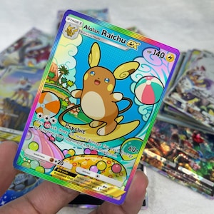Alolan Raichu ex: aangepaste PTCG-kaarten De complete uitbreidingsbibliotheek