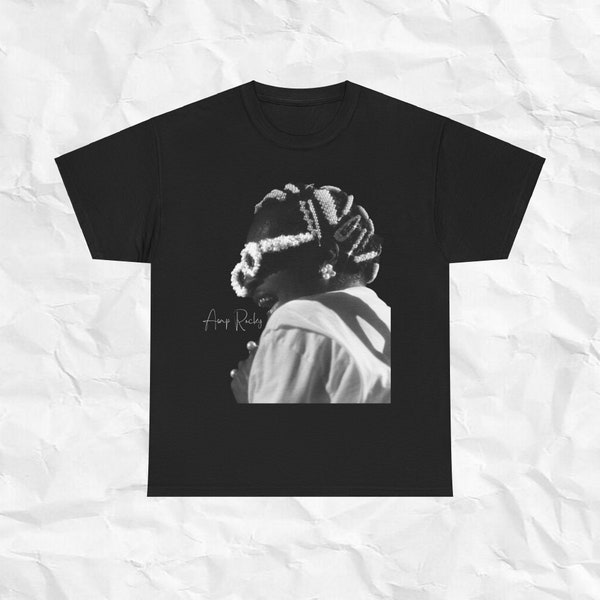 ASAP ROCKY T-Shirt, Asap Rocky Big Head Graphic, Asap Rocky merch, Rare Concert Merch, Rap Style, Unisex Heavy Cotton Tee