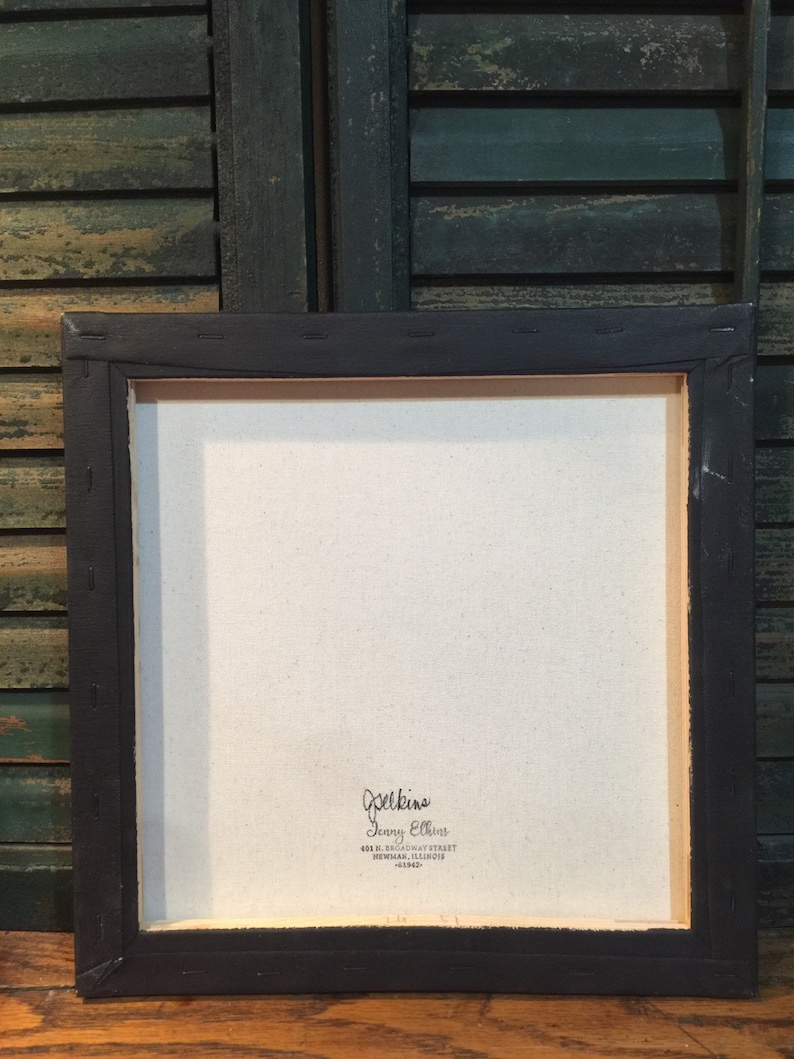 Original acrylic Fern and RBG quote painting by Jenny Elkins 10\u201d x 10\u201d