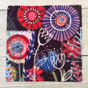 Abstract FLOWERS EYEGLASSES cloth - image by Jenny Elkins - friend gift - glasses - cloth - gift - flowers - abstract flowers
