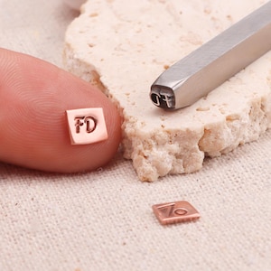 Custom Jewelry Metal Stamp: Personalized Logo Stamping Tool, Tiny Steel Stamp