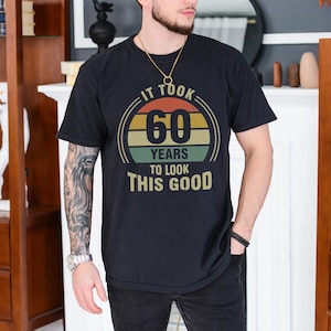Retro 60th Birthday Shirt, Vintage 1965 Shirt, 60th Birthday Gift For Women, 60th Birthday Gift For Men, 60th Birthday Woman, 60th Birthday