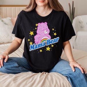 Care Mama Bear Shirt, Gift For Mom, Baby Shower Gifts, Pregnancy Reveal Shirt, Cute Mom Shirt, Mother Gift Idea, Animal Naturel Lover Shirt