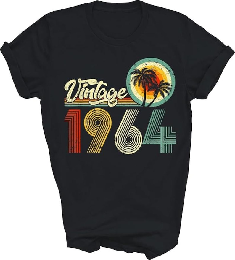 60th Birthday Gift Shirt For Men - Classic 1965 Retro Design Customizable T-Shirt - View #10