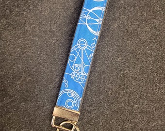 Gallifreyan Whovian language - Key Fob Wristlet