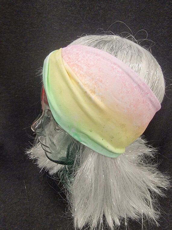 Pastel Ombre - Cotton/spandex Stretch Knit Twist Turban  display picture 3