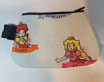 Princess Peach Daisy Rosalinda - Coin Purse Zippered Pouch