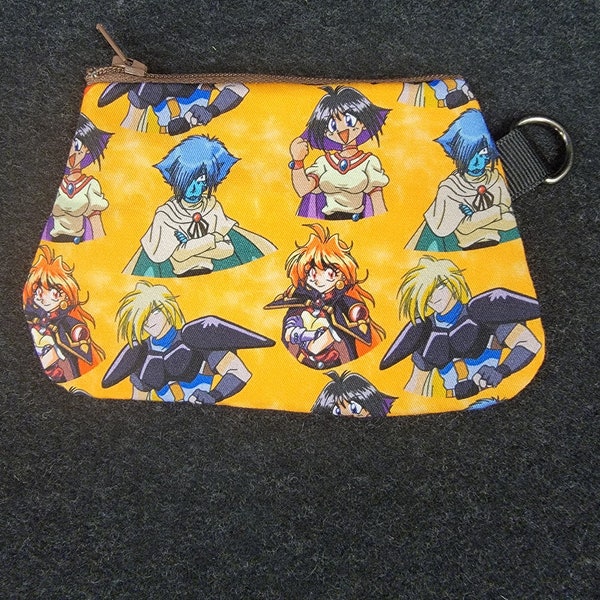 Slayers 90s Anime  - Coin Purse Zippered Pouch