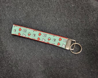 Pixel Minecraft - Key Fob Wristlet