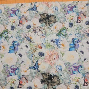 FQ Harry Potter Beastiary Fantasy Animals Custom Cotton Woven Fabric