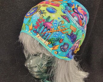 Under the Sea Park Friends Cotton/Spandex Stretch Knit Knot Turban Headband