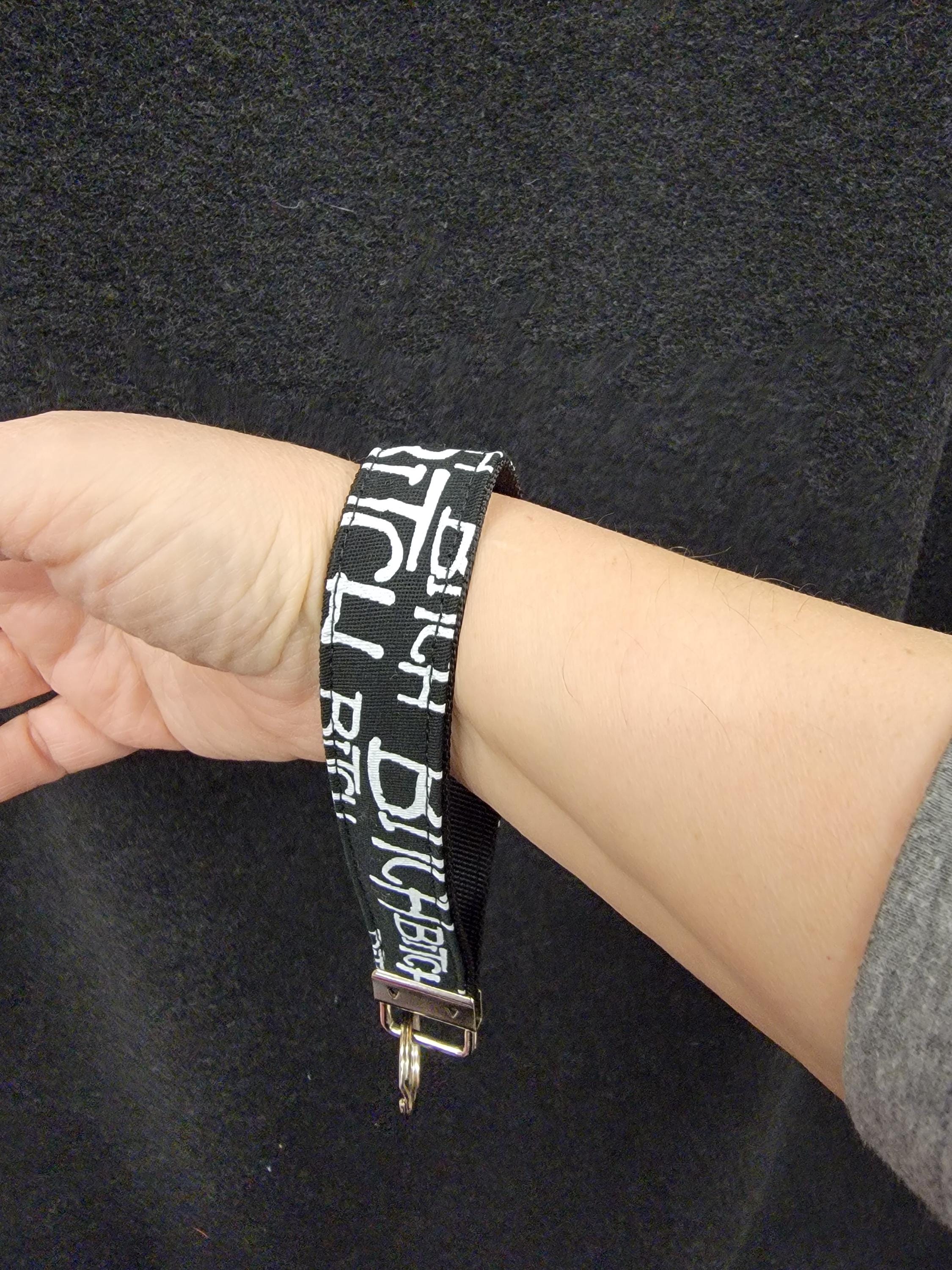 Bitch Words - Key Fob Wristlet