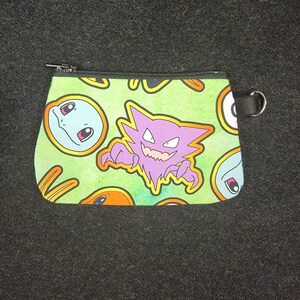 Pokemon Gengar Eevee - Monedero con cremallera