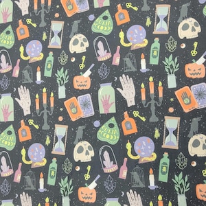 Mystical Halloween Paintbrush Studio 1 Yard OOP