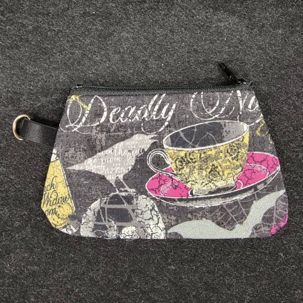 Spooky Teacups Potions Coin Purse Zippered Pouch