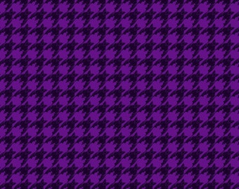 Batstooth by Rachel Hauer Purple and Black Mystic Moonlight Free Spirit Baroque Halloween Cotton Fabric 1 yard
