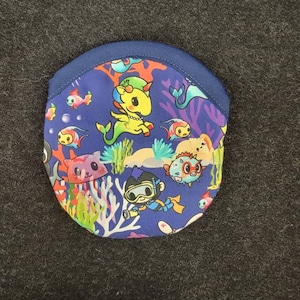 Travel Earring or Earbud Pouch Padded Case - Tokidoki anime