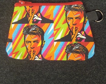 Bowie Coin Purse Zippered Pouch