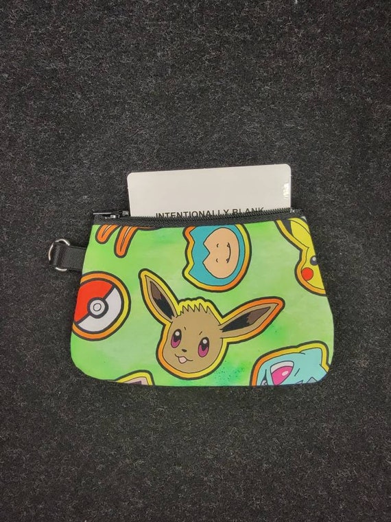 EEVEE Coin Purse Pokemon Pocket Monsters Zipper Coin Pouch Cute Kids Gift  Zipper Bag Card Wallet stocking Stuffer change Purse - Etsy