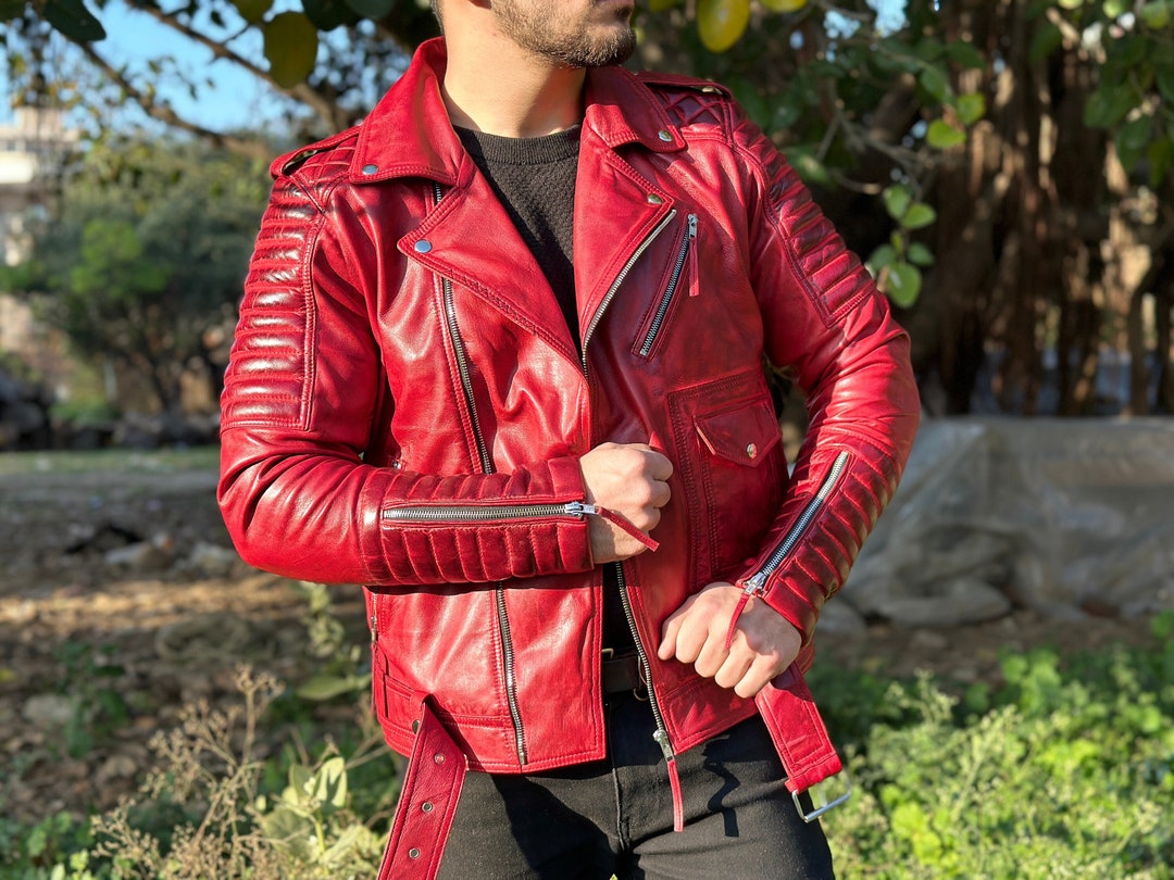 Red herring biker jacket best sale