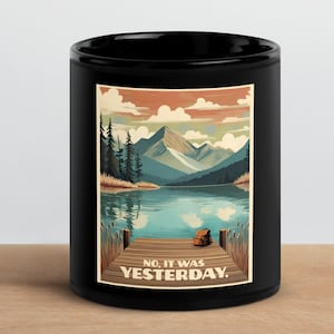 Bluey Parent Mug - &quot;No, It Was Yesterday&quot;