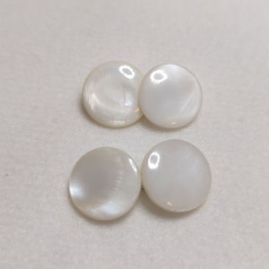 Vintage mother of pearl cufflinks antique pearl button double sided cufflinks for tuxedo wedding formal wear white pearl cufflinks men's