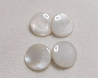 Vintage mother of pearl cufflinks antique pearl button double sided cufflinks for tuxedo wedding formal wear white pearl cufflinks men's