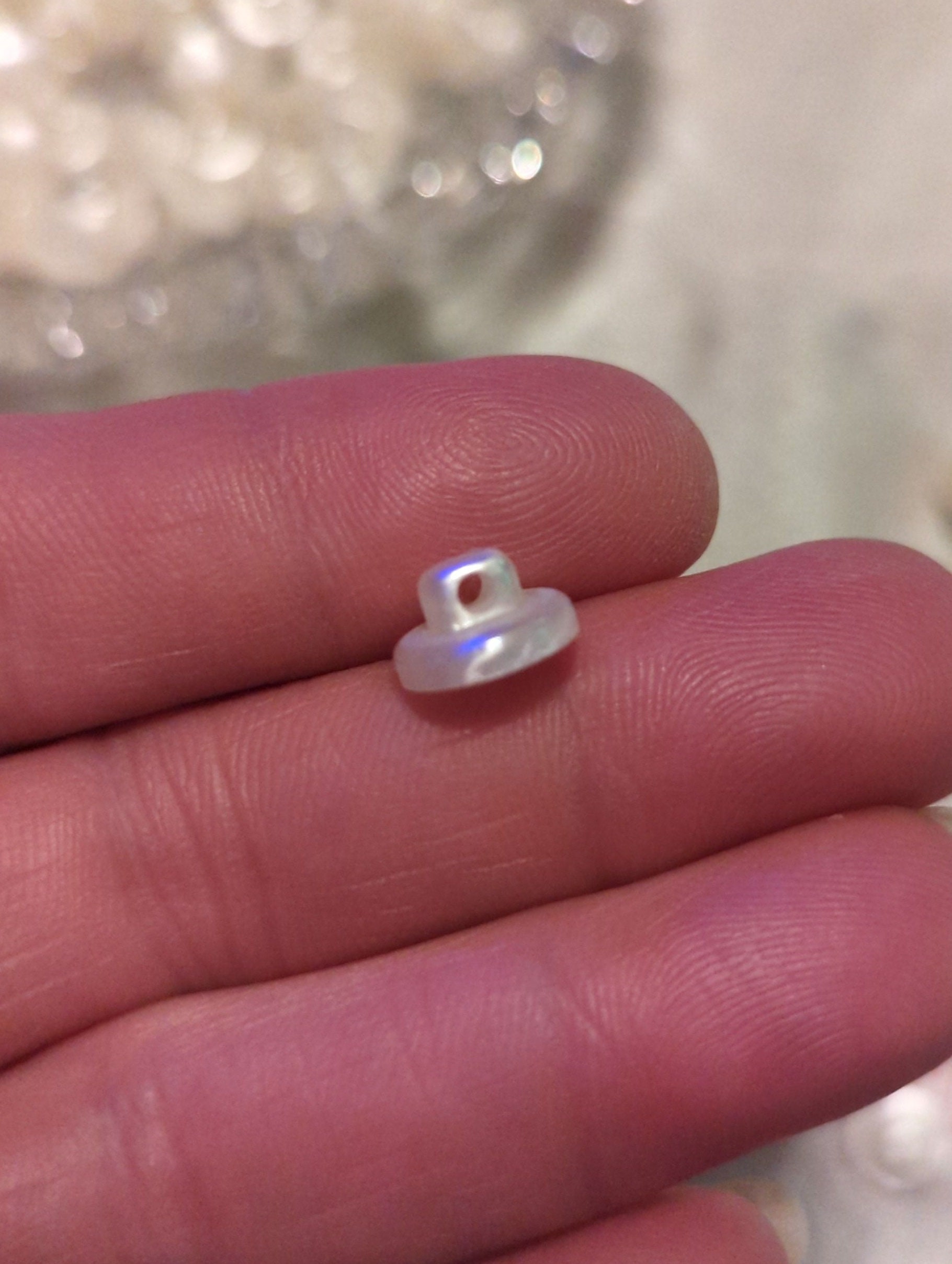 ivory pearl buttons for wedding dress Ivory Pearl Buttons - Half Ball