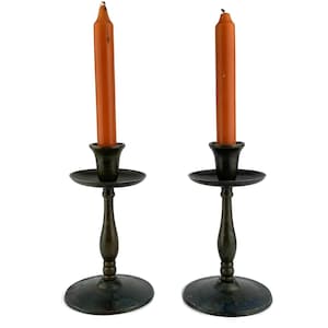 Antique French Candle Holder Set, Candlesticks Holders, Antique Cast Brass Candle Stands, Table Candle Holders Set Of 2, Living Room Decor