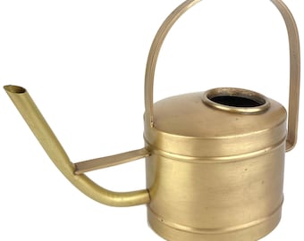 Regadera de latón, accesorio para regar flores de 1 litro, regadera para cactus, regadera vintage con boquilla, decoración de jardín, herramienta para macetas de interior
