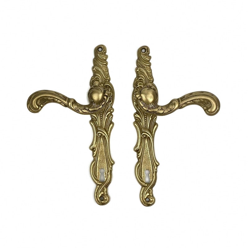 Antique French Door Handles - Etsy
