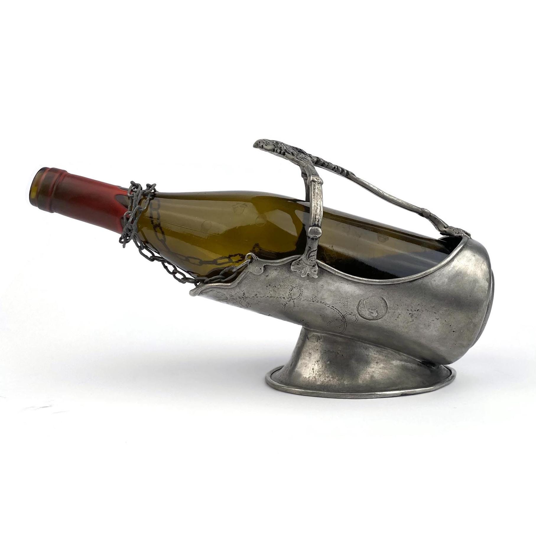 Pewter bottle holder - Etsy 日本
