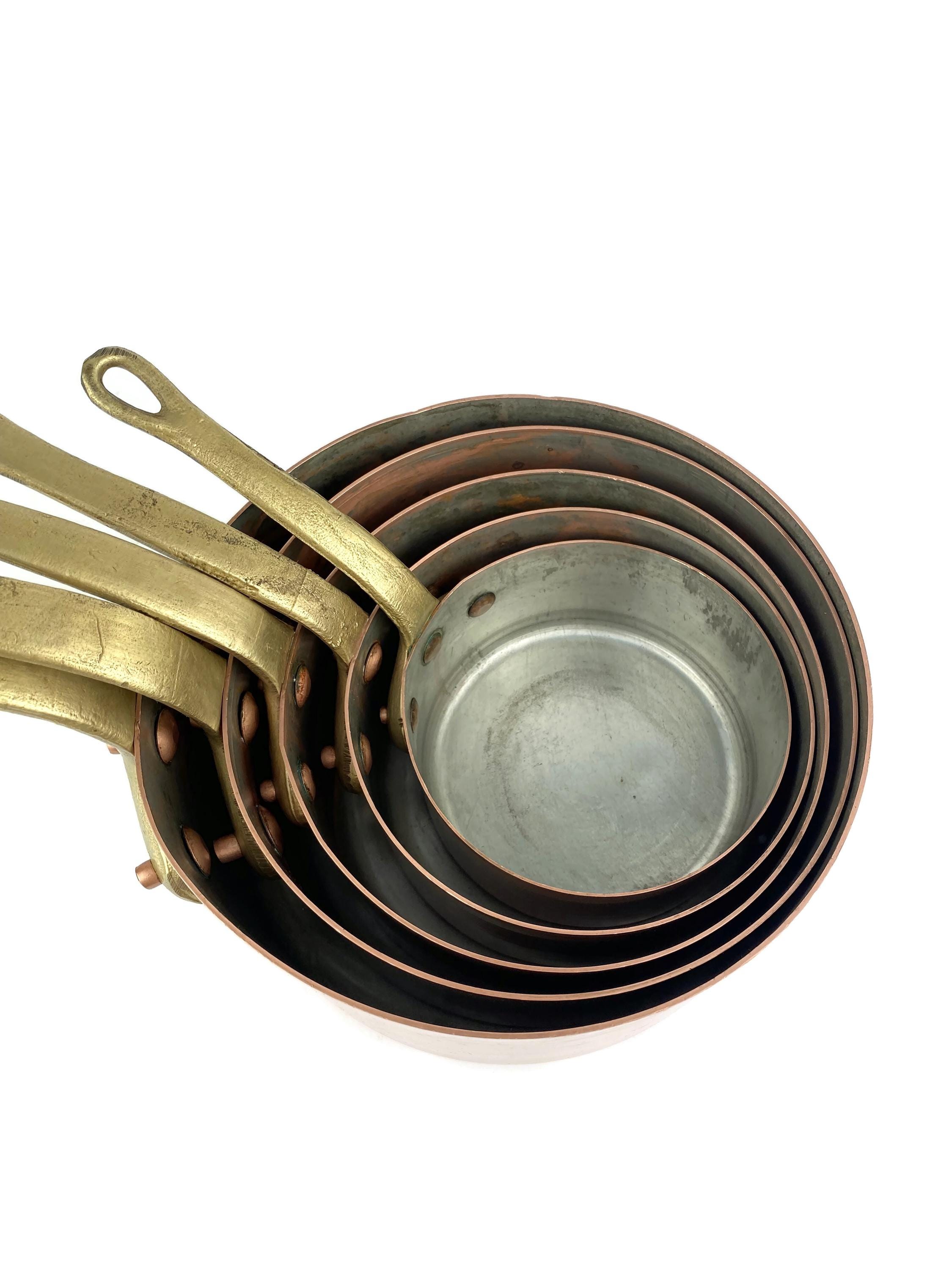 Lot de 5 Petites Casseroles Décoratif Casseroles en cuivre