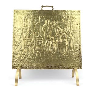 Vintage Brass Fireplace Guard, Fireplace Accessory, Vintage Fire Screen, Fireplace Decor, Antique Interior Design, Hearth Fire Guard