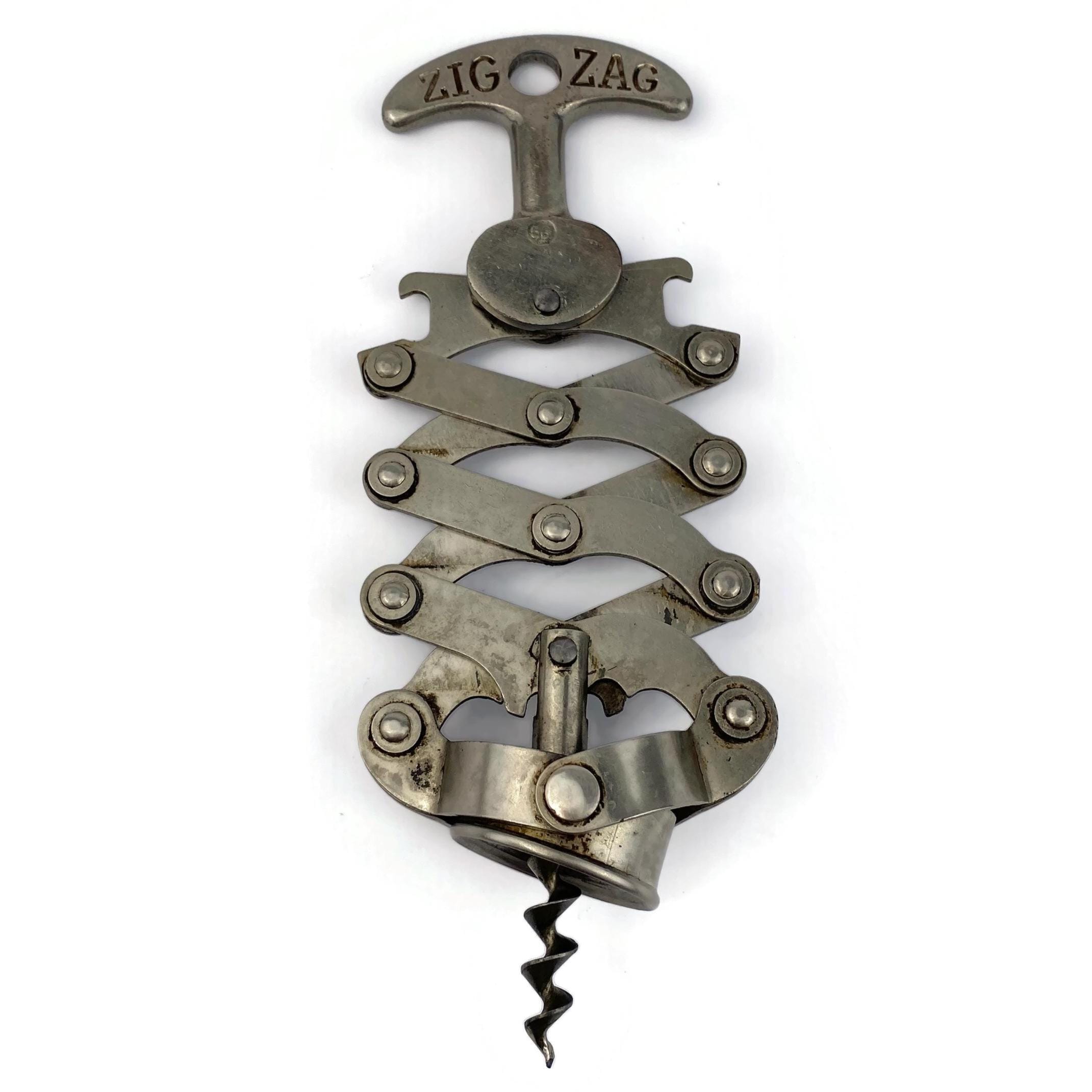 Rare tire-bouchon gouteur tastevin (1) - Art nouveau - Bois, Métal