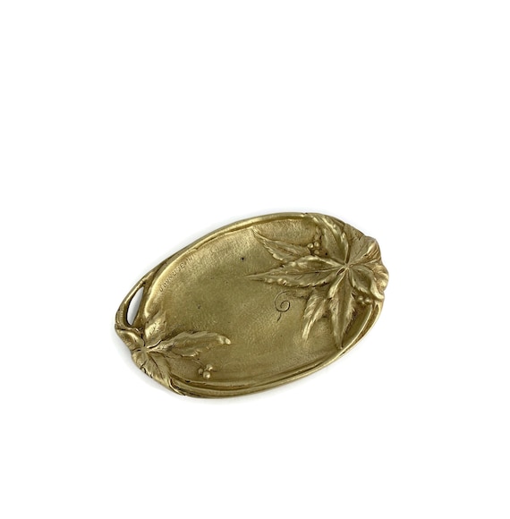 Vintage Decorative Brass Coin Tray Jewelry Ring Dish Trinket Holder Vanity Decor Vintage Decorative Brass Coin Tray Jewelry Ring Dish Trinket Holder Vanity Decor