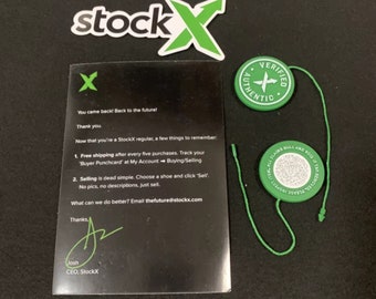 StockX-Tag + Aufkleber + Kartenpaket