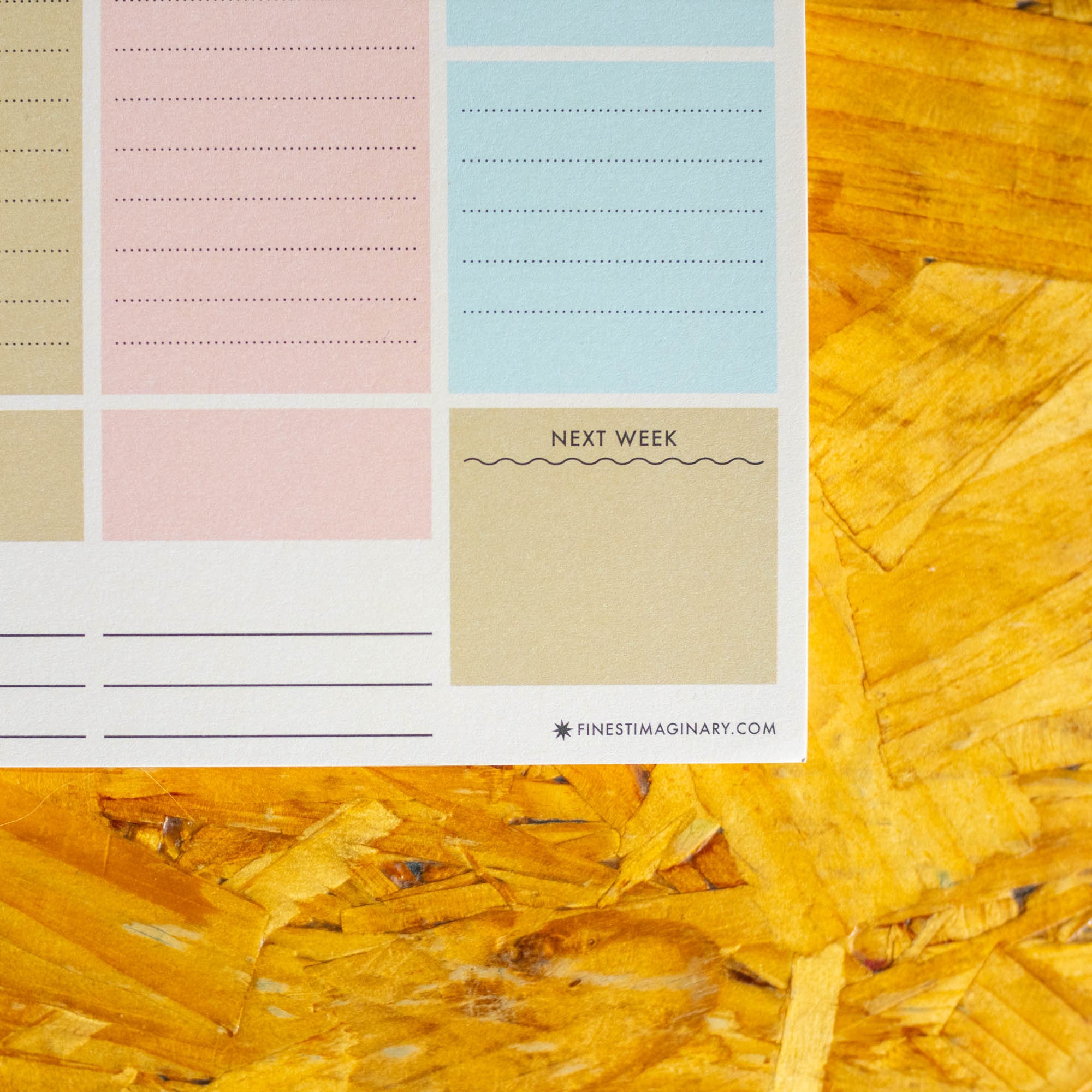 Colour Block A4 Weekly Planner Notepad: Habit Tracker - Etsy UK