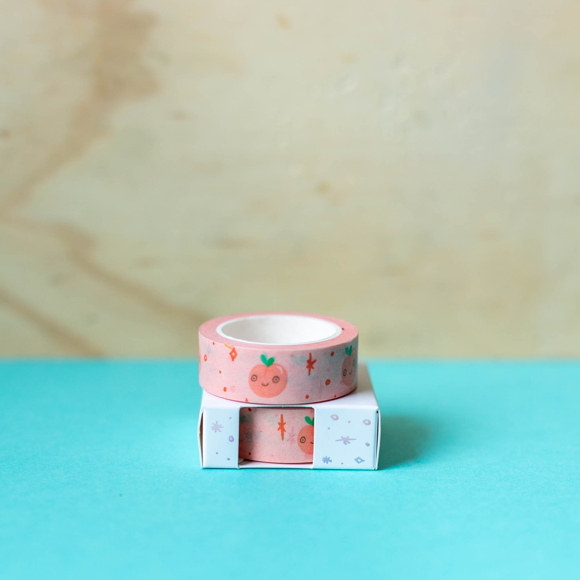 Fizzy Peach Washi Tape Paper Tape Kawaii Stationery Cute Etsy