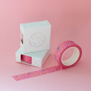 キャンディケイン和紙テープ - 紙テープ - かわいい文房具 - キュートな文房具 - エコテープ - 環境に優しいテープ - バレットジャーナル - クリスマス和紙