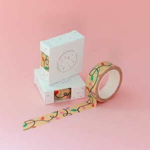Weihnachtsdekoration Washi Tape - Kawaii Schreibwaren - Niedliches Schreibwaren - Eco Tape - Umweltfreundliches Klebeband - Bullet Journal