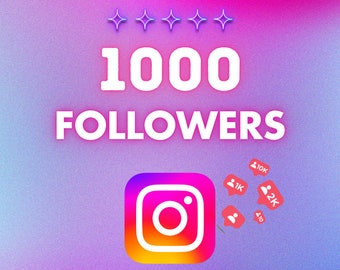 1K follower su Instagram - 1000 follower - Alta qualità - Consegna veloce