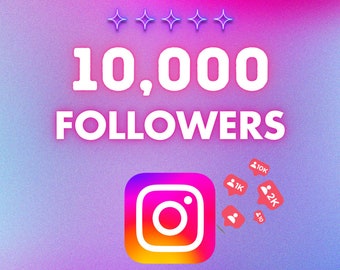 10.000 seguidores de Instagram - 10.000 seguidores - Calidad premium