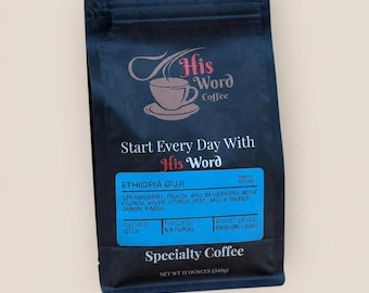 Ethiopian Coffee Beans | Medium-Light Roast | Strawberry & Blueberry Notes