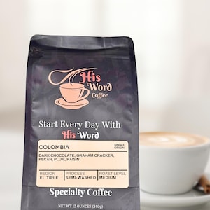 Colombia Huila Pitalito El Tiple Supremo Coffee | Single Origin Medium Roast | Freshly Roasted to Order in the Pacific NW